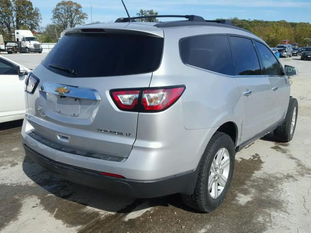 1GNKVHKD3EJ253167 - 2014 CHEVROLET TRAVERSE L SILVER photo 4