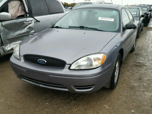 1FAHP53U96A227187 - 2006 FORD TAURUS SE BLUE photo 2