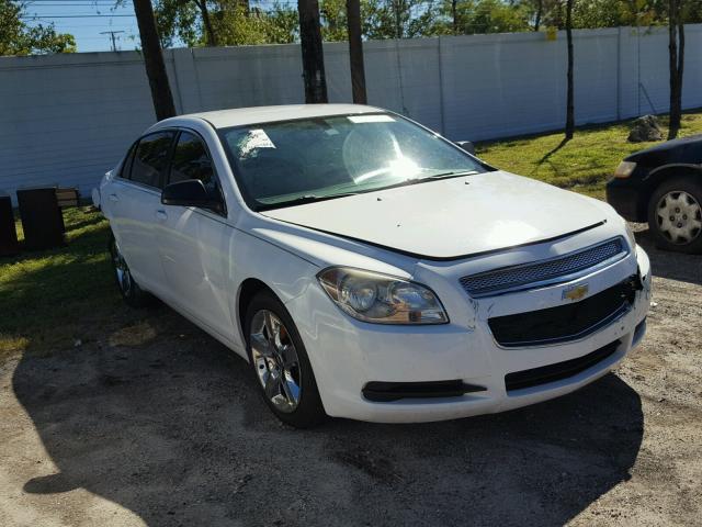 1G1ZB5E1XBF141456 - 2011 CHEVROLET MALIBU LS WHITE photo 1