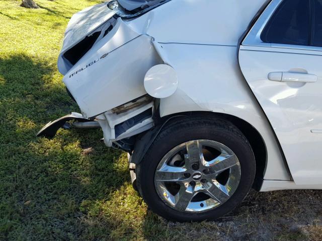 1G1ZB5E1XBF141456 - 2011 CHEVROLET MALIBU LS WHITE photo 9