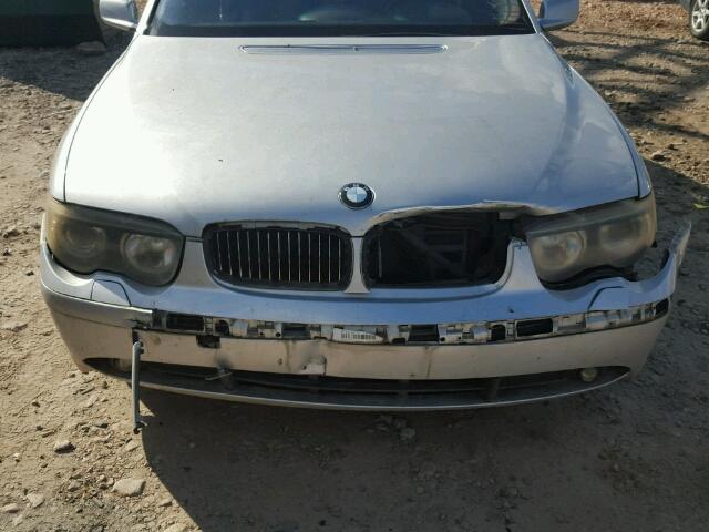 WBAGL63492DP54997 - 2002 BMW 745 SILVER photo 9