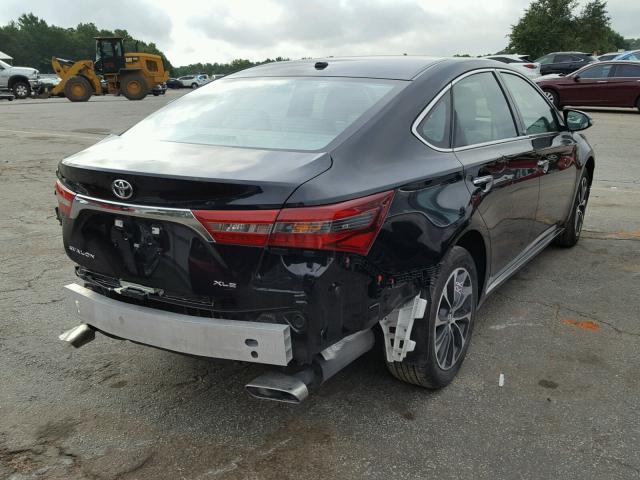 4T1BK1EB8GU197176 - 2016 TOYOTA AVALON XLE BLACK photo 4