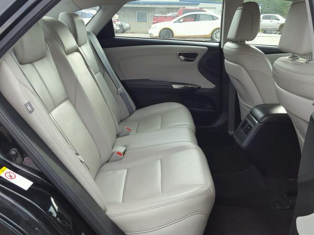 4T1BK1EB8GU197176 - 2016 TOYOTA AVALON XLE BLACK photo 6