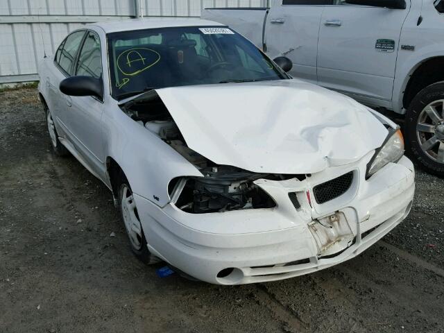 1G2NE52E65M226741 - 2005 PONTIAC GRAND AM S WHITE photo 1