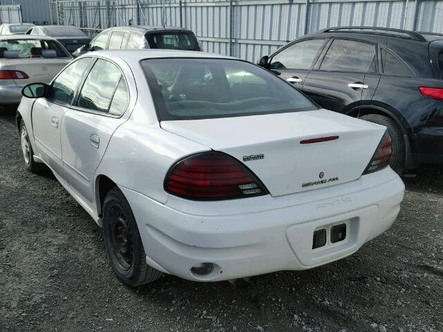 1G2NE52E65M226741 - 2005 PONTIAC GRAND AM S WHITE photo 3