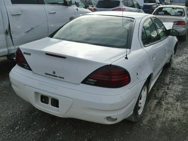 1G2NE52E65M226741 - 2005 PONTIAC GRAND AM S WHITE photo 4