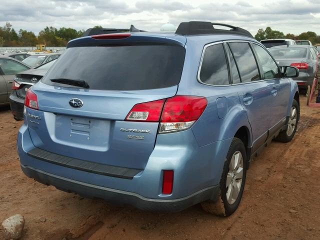 4S4BRBKC3C3200144 - 2012 SUBARU OUTBACK 2. BLUE photo 4