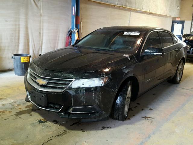 2G1125S33E9129777 - 2014 CHEVROLET IMPALA LT BLACK photo 2