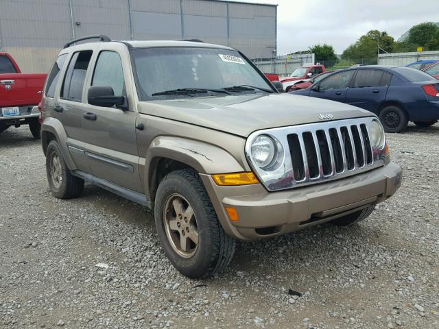 1J4GK38KX5W689513 - 2005 JEEP LIBERTY RE BEIGE photo 1