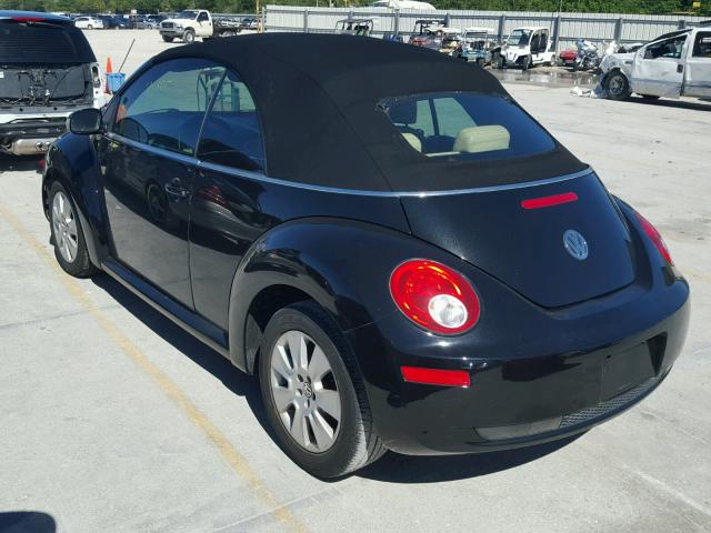 3VWRG31YX9M401345 - 2009 VOLKSWAGEN NEW BEETLE BLACK photo 3