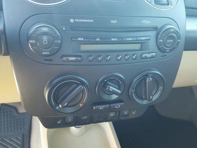 3VWRG31YX9M401345 - 2009 VOLKSWAGEN NEW BEETLE 黑色 照片 9