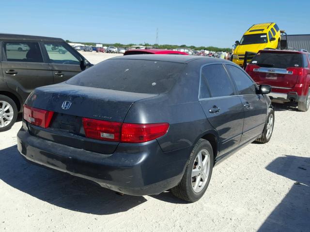 1HGCM56745A024887 - 2005 HONDA ACCORD EX GRAY photo 4