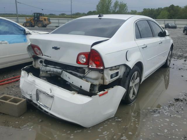 1G1ZC5E00CF151130 - 2012 CHEVROLET MALIBU 1LT თეთრი ფოტო 4