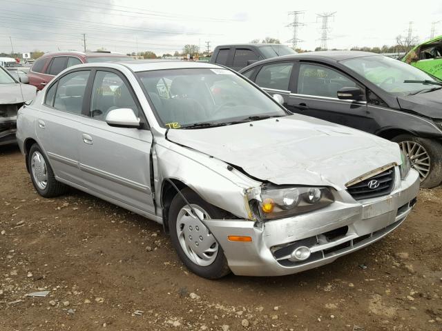 KMHDN46D46U255610 - 2006 HYUNDAI ELANTRA GL SILVER photo 1