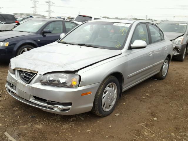 KMHDN46D46U255610 - 2006 HYUNDAI ELANTRA GL SILVER photo 2