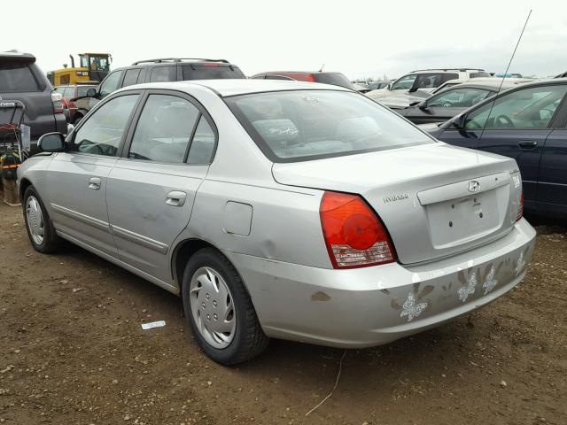 KMHDN46D46U255610 - 2006 HYUNDAI ELANTRA GL SILVER photo 3