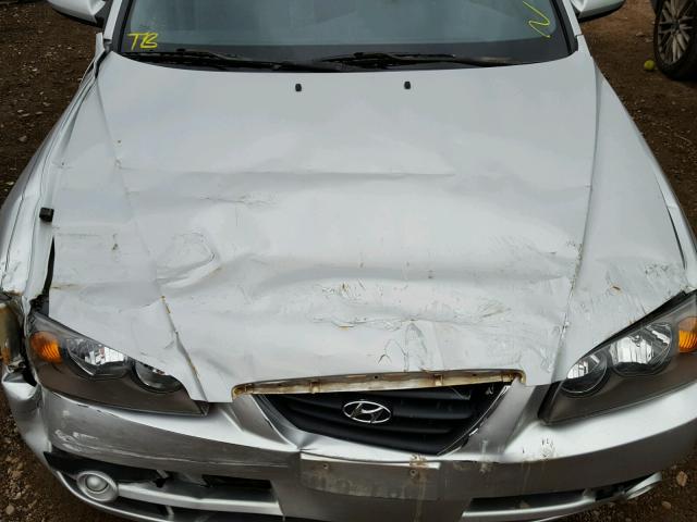 KMHDN46D46U255610 - 2006 HYUNDAI ELANTRA GL SILVER photo 7