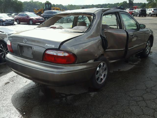 1YVGF22C225304172 - 2002 MAZDA 626 LX BROWN photo 4