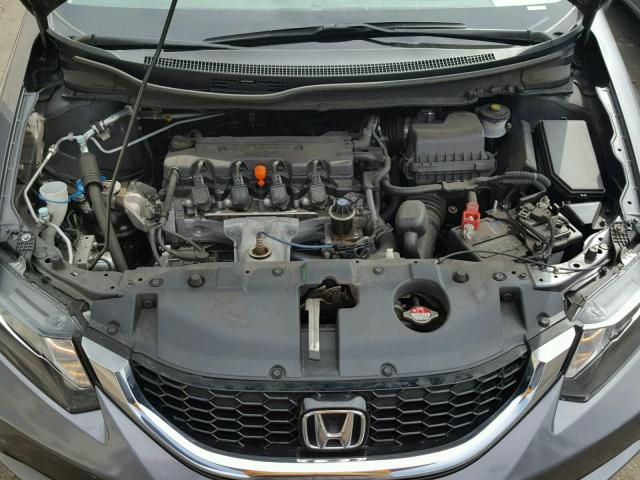2HGFB2F92FH541725 - 2015 HONDA CIVIC EXL ნაცრისფერი ფოტო 7