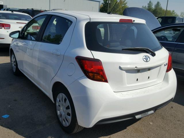 VNKKTUD33HA074697 - 2017 TOYOTA YARIS L WHITE photo 3