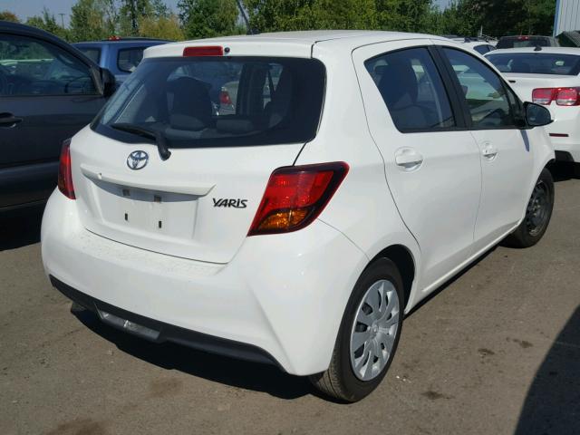 VNKKTUD33HA074697 - 2017 TOYOTA YARIS L WHITE photo 4