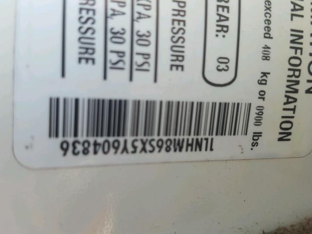 1LNHM86SX5Y604836 - 2005 LINCOLN LS WHITE photo 10