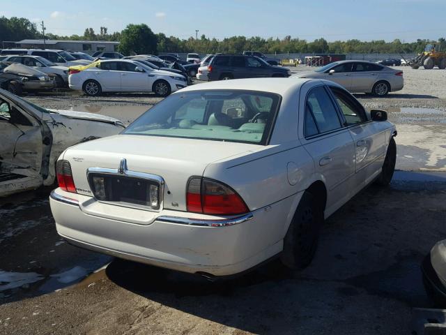1LNHM86SX5Y604836 - 2005 LINCOLN LS WHITE photo 4