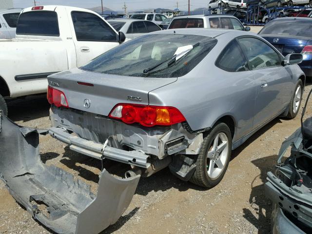 JH4DC54843S001410 - 2003 ACURA RSX SILVER photo 4