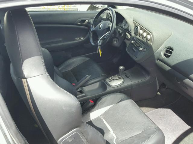 JH4DC54843S001410 - 2003 ACURA RSX SILVER photo 5