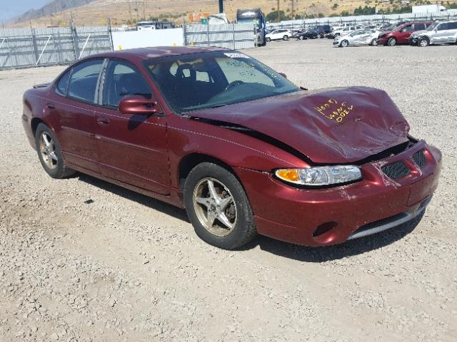 1G2WP52K42F182162 - 2002 PONTIAC GRAND PRIX Червоний фото 1