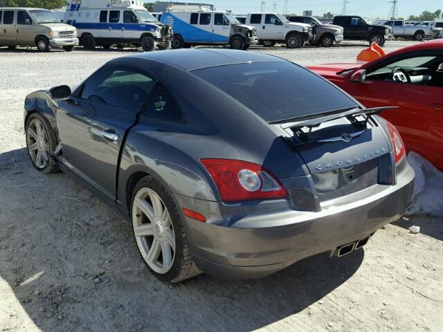 1C3AN69L04X017209 - 2004 CHRYSLER CROSSFIRE CHARCOAL photo 3