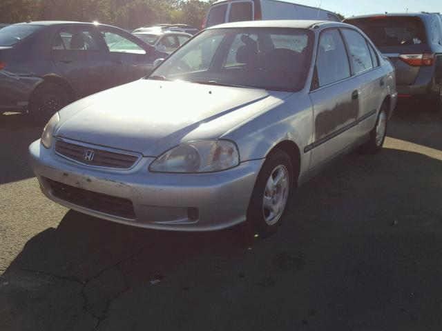 1HGEN1642YL000648 - 2000 HONDA CIVIC SILVER photo 2