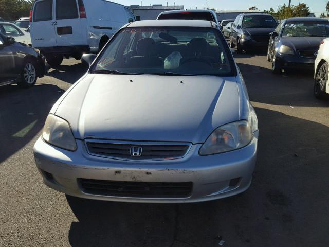 1HGEN1642YL000648 - 2000 HONDA CIVIC SILVER photo 9