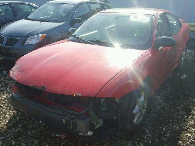 1G3NL52E72C220868 - 2002 OLDSMOBILE ALERO GL RED photo 2