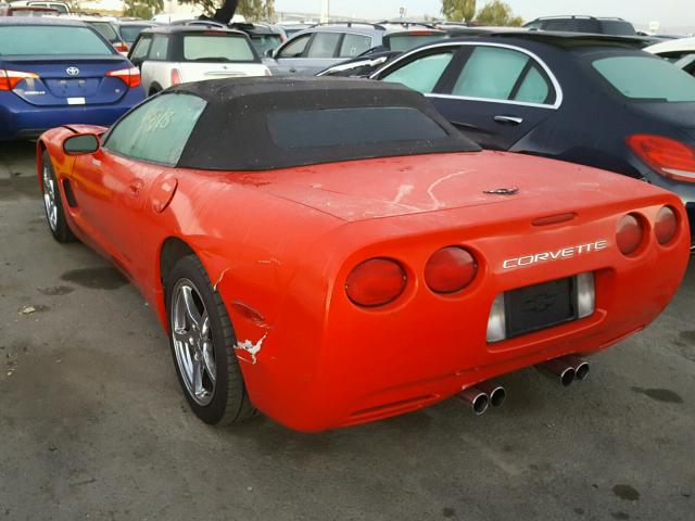 1G1YY32G8W5118843 - 1998 CHEVROLET CORVETTE RED photo 3