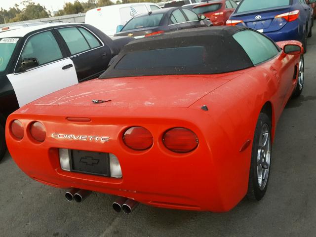 1G1YY32G8W5118843 - 1998 CHEVROLET CORVETTE RED photo 4