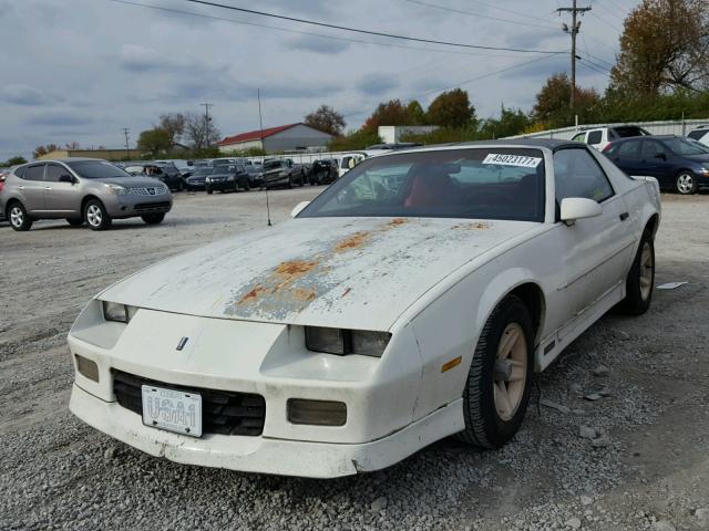 1G1FP23T7LL128044 - 1990 CHEVROLET CAMARO RS WHITE photo 2