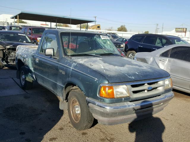 1FTCR10A7VPB54432 - 1997 FORD RANGER GREEN photo 1