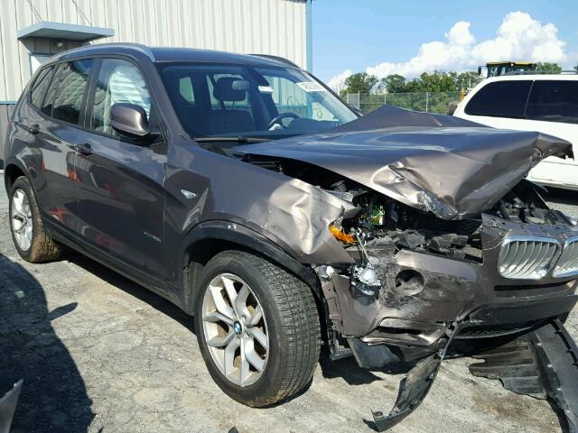 5UXWX7C51CL736551 - 2012 BMW X3 XDRIVE3 BROWN photo 1