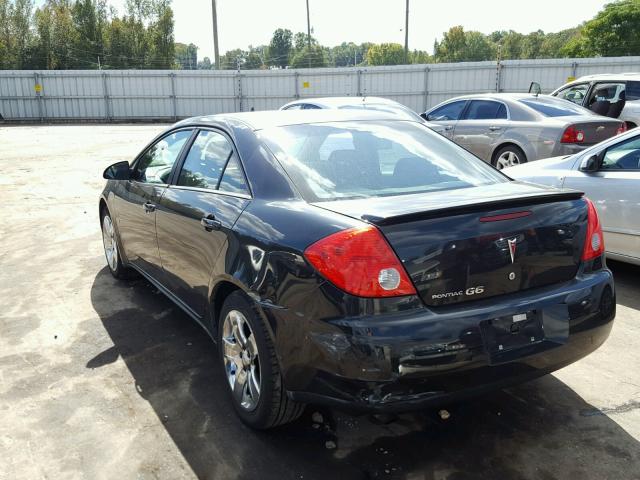 1G2ZG57B494222283 - 2009 PONTIAC G6 BLACK photo 3