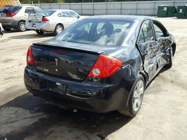 1G2ZG57B494222283 - 2009 PONTIAC G6 BLACK photo 4