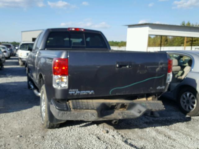 5TFUY5F13DX274152 - 2013 TOYOTA TUNDRA GRAY photo 3