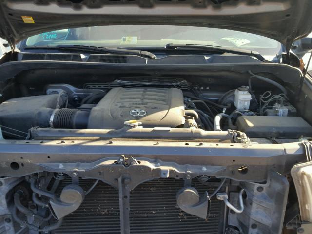 5TFUY5F13DX274152 - 2013 TOYOTA TUNDRA GRAY photo 7