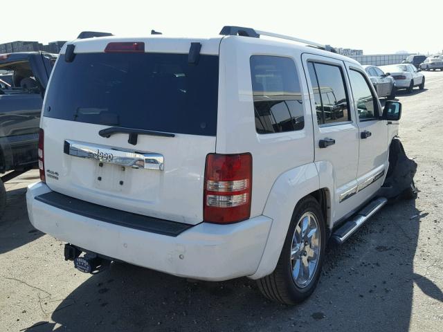 1J8GN58K79W538815 - 2009 JEEP LIBERTY LI WHITE photo 4