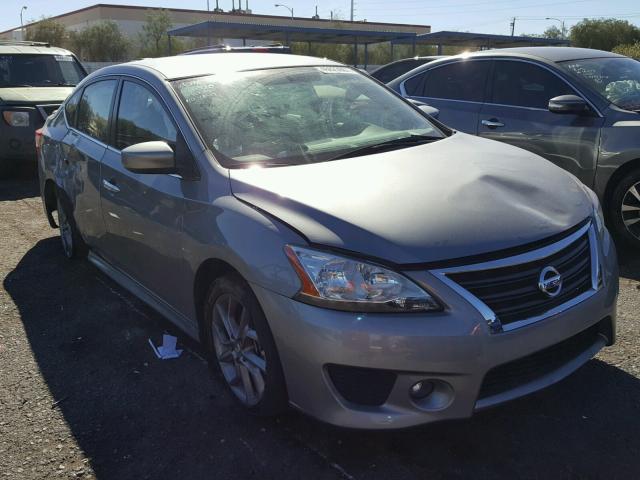 3N1AB7AP7EY316689 - 2014 NISSAN SENTRA S SILVER photo 1