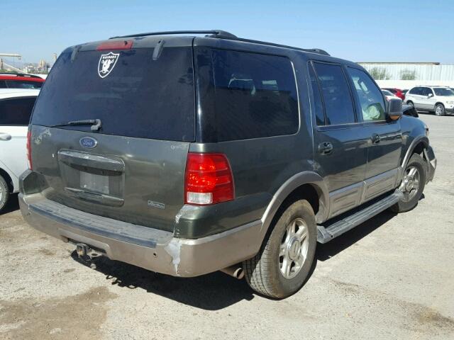 1FMPU17L83LA99450 - 2003 FORD EXPEDITION GREEN photo 4