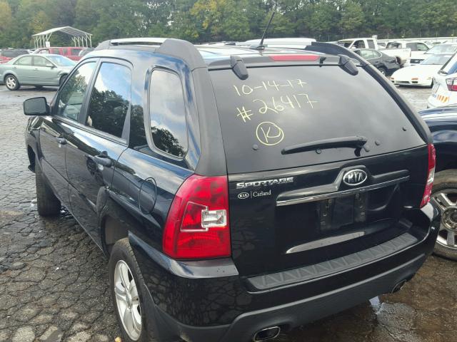 KNDKG3A41A7726417 - 2010 KIA SPORTAGE L BLACK photo 3