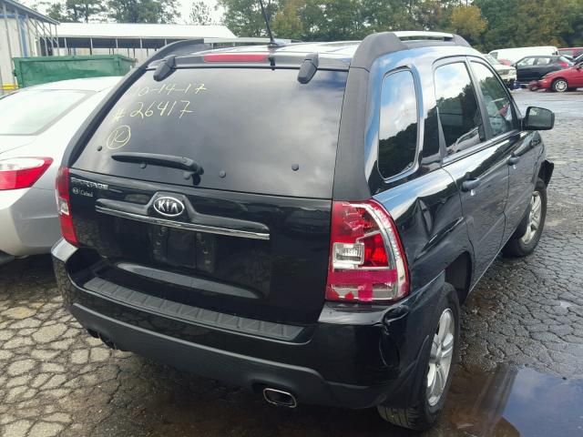 KNDKG3A41A7726417 - 2010 KIA SPORTAGE L BLACK photo 4