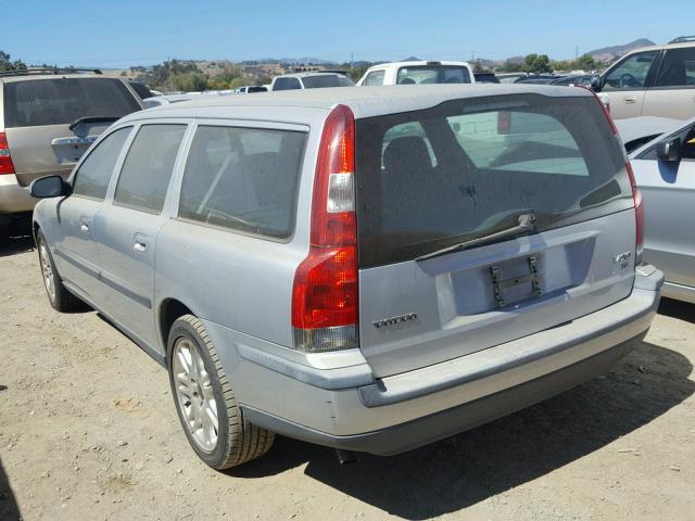 YV1SW53D622232932 - 2002 VOLVO V70 T5 TUR SILVER photo 3