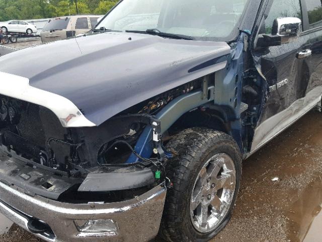 1C6RD7JT9CS233033 - 2012 DODGE RAM 1500 L BLUE photo 9